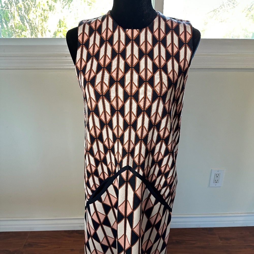 Rachel Roy Geometric Knit Dress (L)